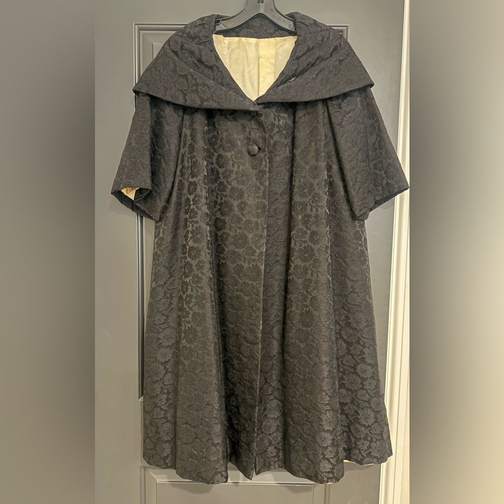 Sandra Sage 1950’s antique brocade coat